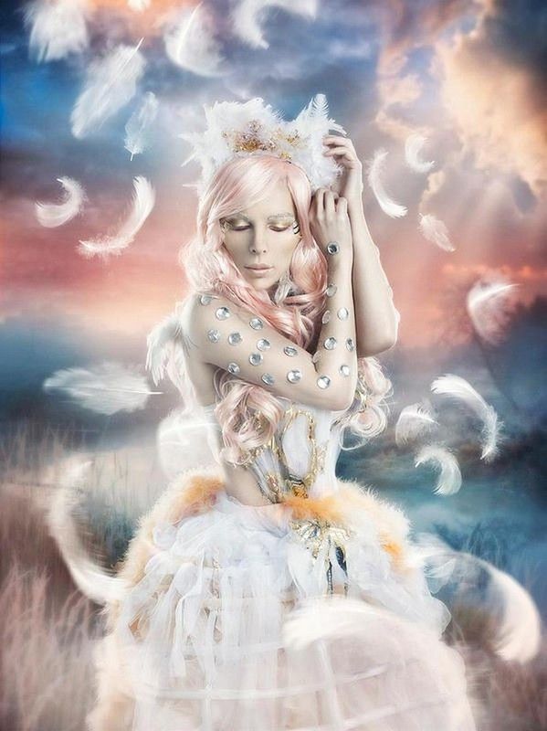 belle femme romantique